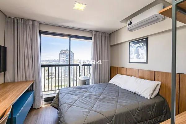 Studio com 1 dormitório para alugar por R$ 2.100/mês - Água Verde - Curitiba/PR