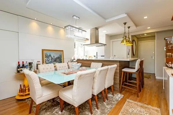 Apartamento à Venda no Boa Vista, 3 quartos sendo 1 suíte, sacada com churrasqueira e sacada na suíte, ensolarado e semi-mobiliado - R$ 1.050.000