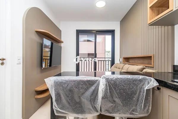 Apartamento com 1 dormitório para alugar, 29 m² por R$ 2.400/mês - Centro - Curitiba/PR