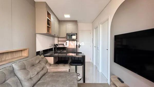 Apartamento com 1 dormitório para alugar,  por R$ 2.400/mês - Centro - Curitiba/PR